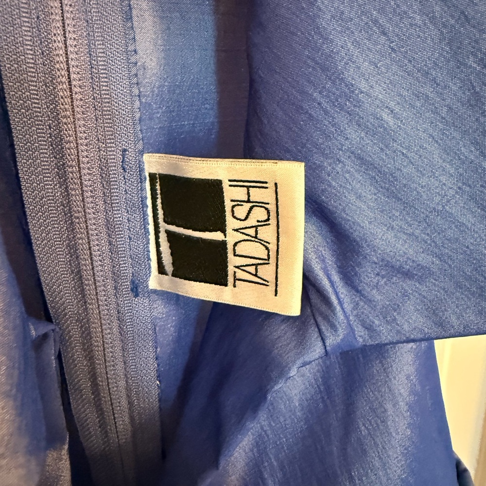 Vintage Tadashi Shoji Sapphire Sleeveless Blouse - Picture 4 of 4